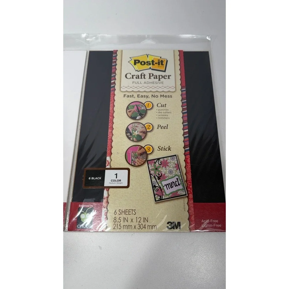 Post It Craft Paper Full Adhesive 8.5